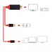 FitPlus Lightning HDMI Kablo HDTV Video ve Şarj Görüntü Aktarım 2mt Kırmızı