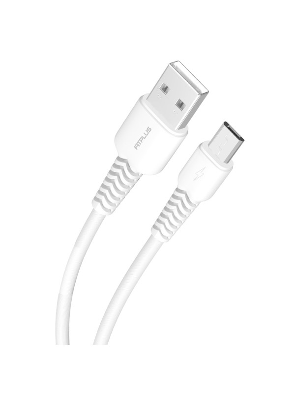 FitPlus Bianca B421 USB - Micro USB Flex Şarj Kablosu 2.4A 1mt…