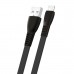 FitPlus Flat FS-401 Micro USB Data/Şarj Kablosu 2.4A 1mt