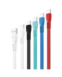 FitPlus Flat FS-403 Type-C Data/Şarj Kablosu 2.4A 1mt…