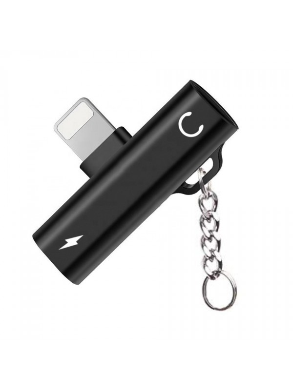 FitPlus FT-AC34 Lightning Şarj + Kulaklık Çoğaltıcı Mini Askılı Ad…