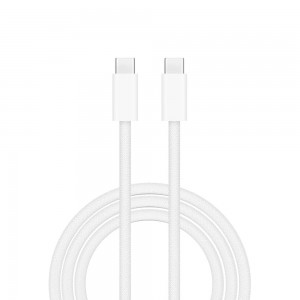FitPlus IP15K2 Type-C to Type-C 2mt 60W Örgü Tasarım Hızlı Şarj Kablosu