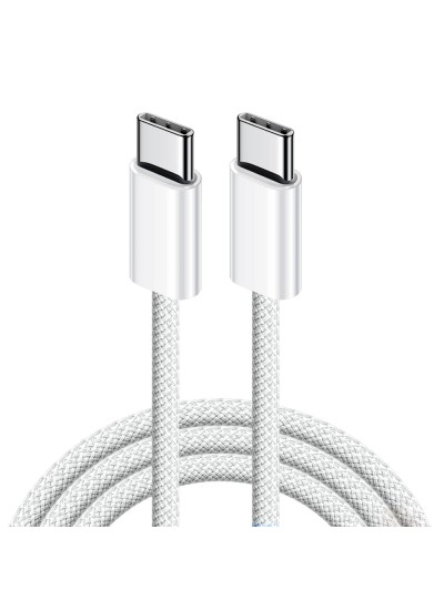 FitPlus IP16K Type-C to Type-C 1mt 60W Örgü Tasarım Hızlı Şarj Kablosu