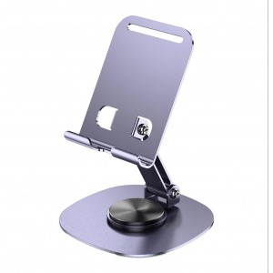 FitPlus K72 Metal 360 Döner Katlanır Masaüstü Telefon ve Tablet Standı