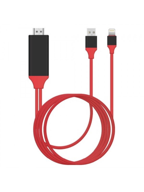 FitPlus Lightning HDMI Kablo HDTV Video ve Şarj Görüntü Aktarım 2mt K…