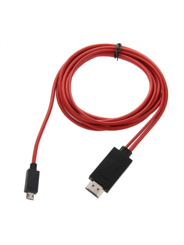 FitPlus Micro USB to HDMI Kablo HDTV Görüntü Aktarım Kablosu 2mt…