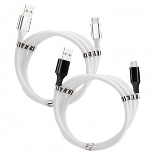 FitPlus Micro USB Hızlı Şarj Özellikli Mıknatıslı Data/Şarj Kablosu FP1003