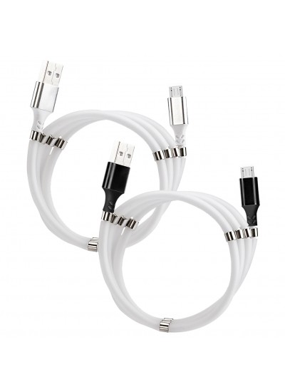 FitPlus Micro USB Hızlı Şarj Özellikli Mıknatıslı Data/Şarj Kablosu FP1003