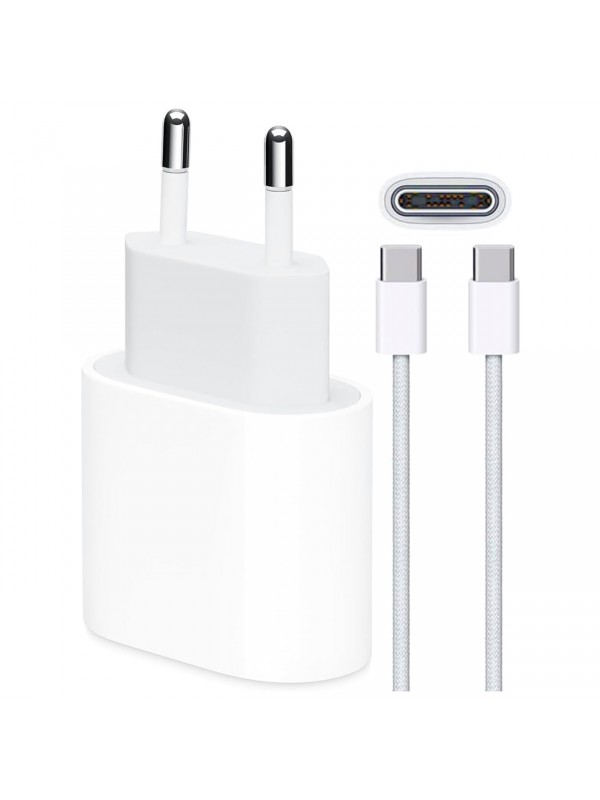 FitPlus PD 35W USB-C Şarj Aleti Type-C to Type-C Kablo Set…
