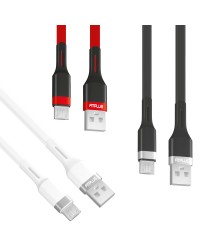 FitPlus Premium PS-301 Micro USB Data/Şarj Kablosu 2.4A 1mt&hellip;