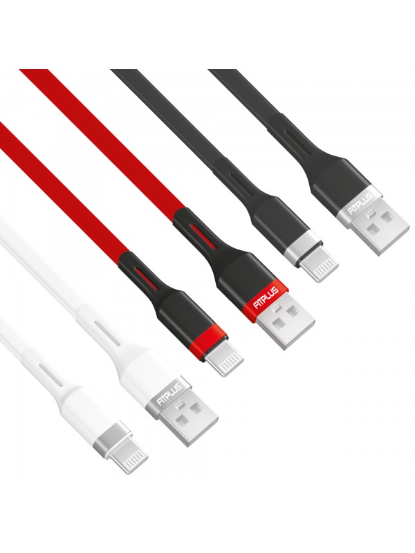 FitPlus Premium PS-302 Lightning Data/Şarj Kablosu 2.4A 1mt…