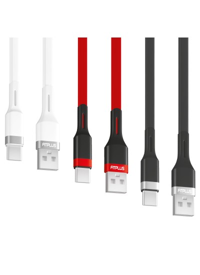 FitPlus Premium PS-303 Type-C Data/Şarj Kablosu 2.4A 1mt