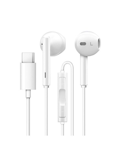 FitPlus Sound FP-109 Type-C Girişli Kablolu Kulak İçi Kulaklık Beyaz