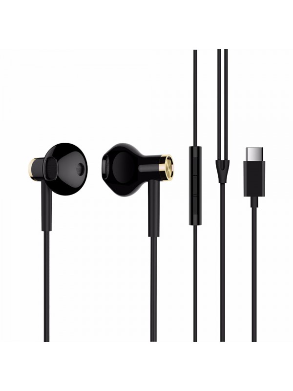 FitPlus Sound Type-C Girişli Mikrofonlu Kulakiçi Siyah Kulaklık Univers&hellip;